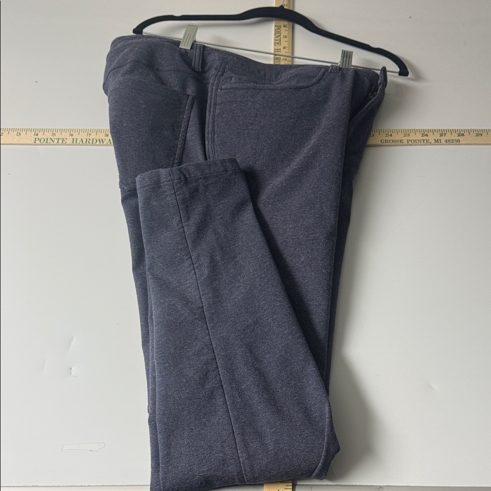 Lululemon Men's ABC Pant Slim Tech Canvas Navy Blue - 32W/32L - Picture 14 of 17